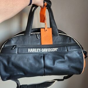 Harley Davidson Leather Satchel - 2006 - with tag